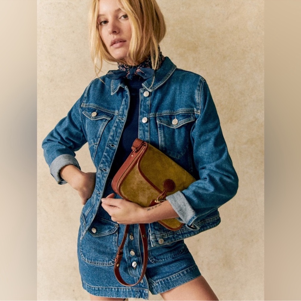 Sezane Sézane Wilfrield Denim Jacket size Medium